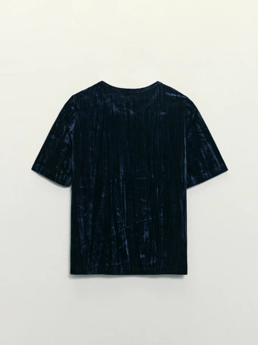 Футболка с коротким рукавом из бархата / Zarina