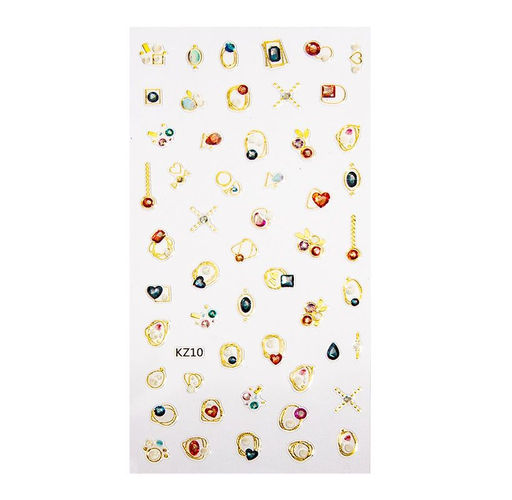 Planet Nails Наклейки для ногтей 3D для дизайна ногтей 23068  фото 11