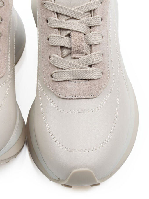 03-A180-2 LT. BEIGE Кроссовки женские (натуральная кожа)