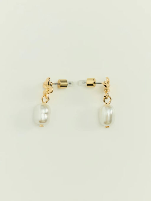 Серьги с искусственным жемчугом ZR2605060303-6 / Zarina