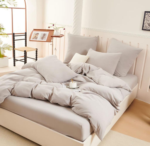 КПБ Candies Бархат Сатин с простыней на резинке по кругу CANBSR03 Евро