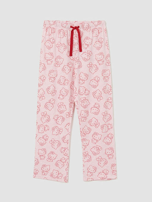 Hello Kitty Bask?l? Kad?n Pijama Alt?