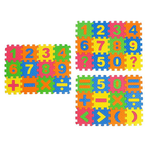 Конструктор-коврик Цифры, рамки-вкладыши, 36 деталей - Iq-zabiaka фото 2