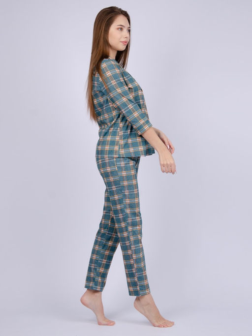 Пижама, домашний костюм ДК-515-зеленая - Ihomelux фото 6