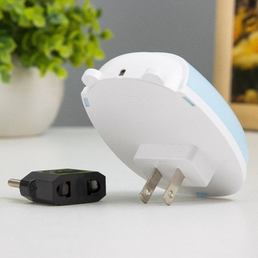 Ночник «Ушки» LED 1 Вт бело-голубой 7×5×8 см RISALUX