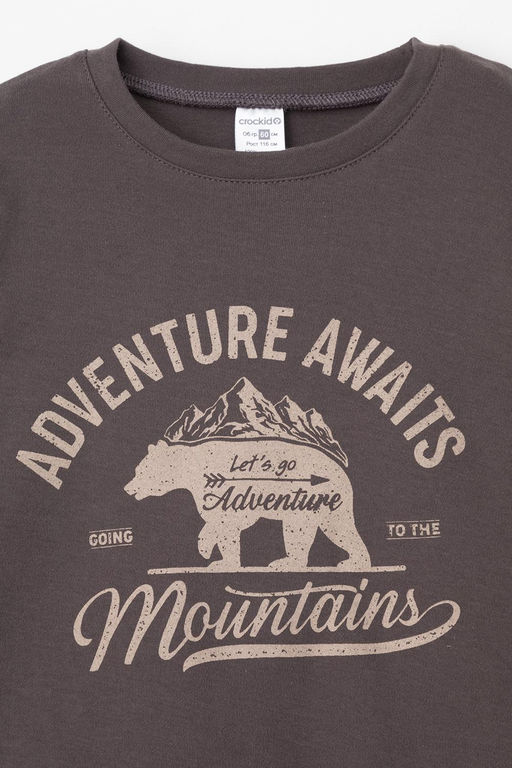 Crockid _ К 1541/коричневый,медведи пижама дет  фото 2