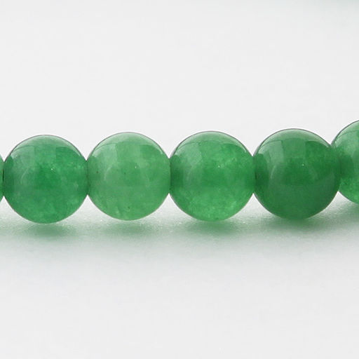 Браслет Классика 6 мм из зелёного авантюрина - Agat77 фото 3