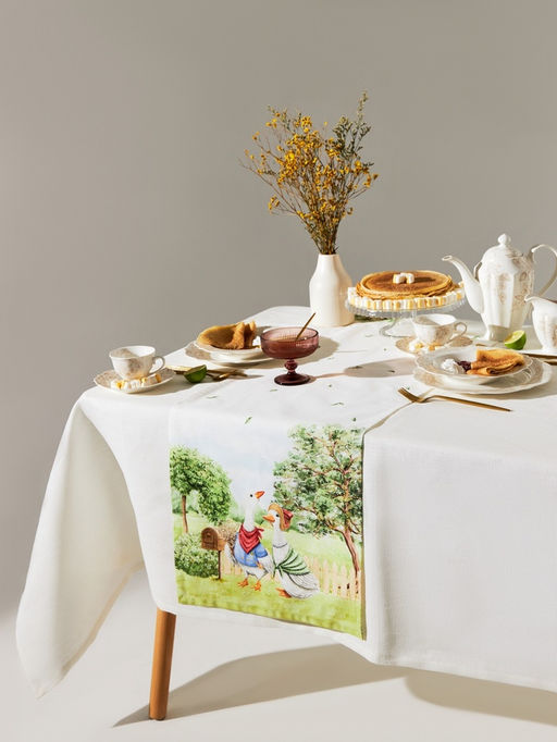 Дорожка на стол Этель Family picnic 40?146 см, 100% хл, саржа 190 г/м? фото 2
