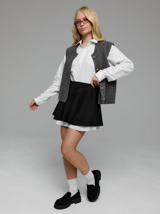 Юбка-Шорты синий