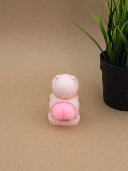 Подставка под телефон/планшет Pig bow tie, pink (9 см)