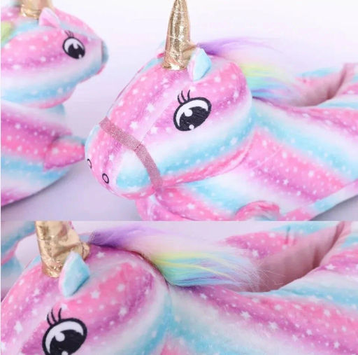 Тапочки домашние волшебные Единорожки (детские)