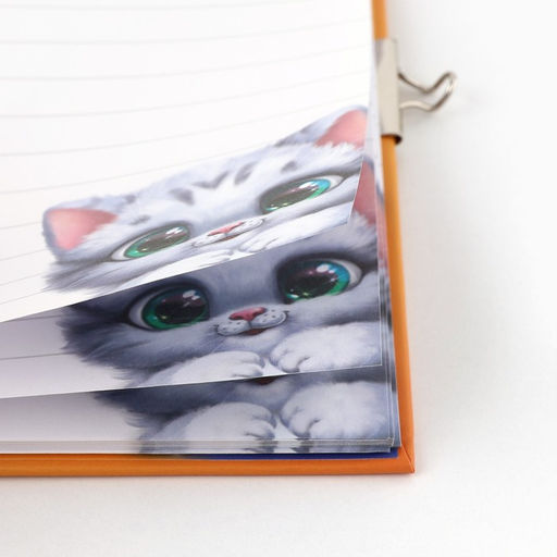 Блокнот на замочке Хорошего котика должно быть много, 50 листов. - Artfox фото 6