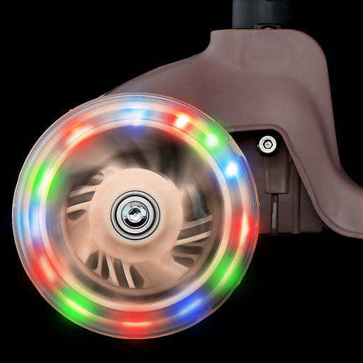 Самокат трёхколёсный ROCKET колёса PU, цвет коричневый - Кнр фото 9