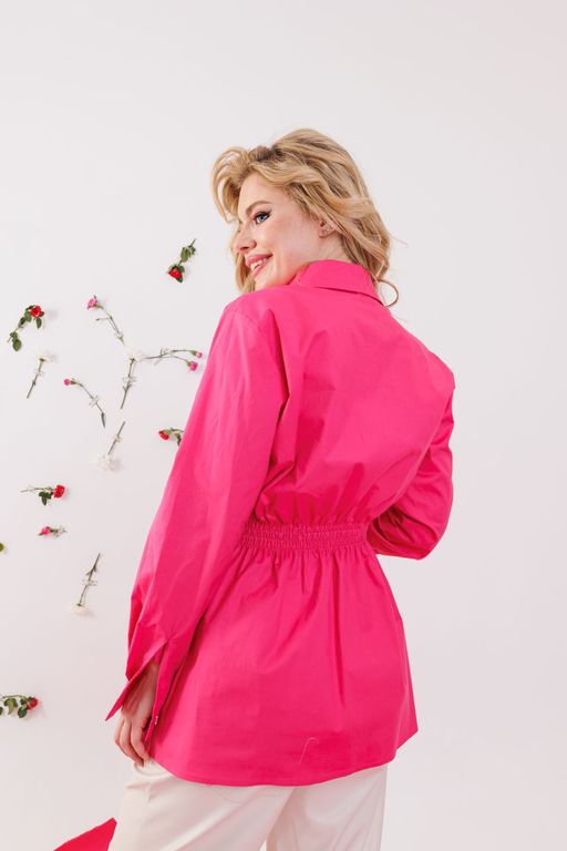 Рубашка NIKVA н354-1 фуксия  фото 3