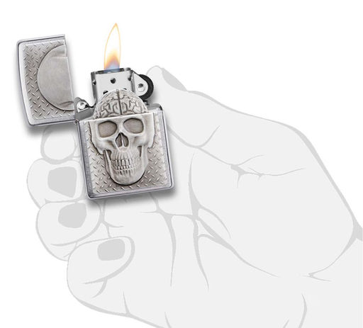 Зажигалка ZIPPO Череп | Skull Design 29818  фото 5