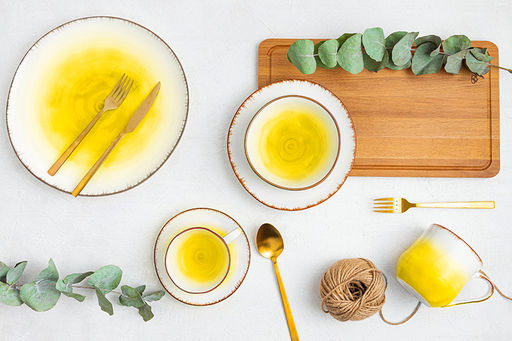 Кружка 500 мл 14*10*10 см Кантри желтая - Elan gallery фото 7