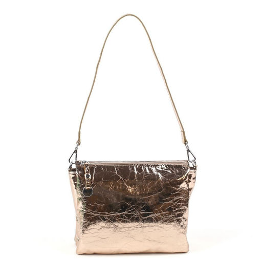 Женская кожаная сумка через плечо с тремя отделениями 0101-20 - Cidirro фото 3