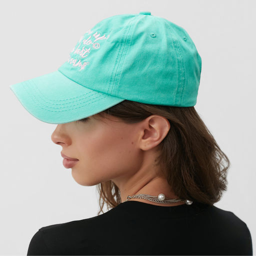 Кепка женская с надписью MINAKU, бирюзовая, размер 56-58