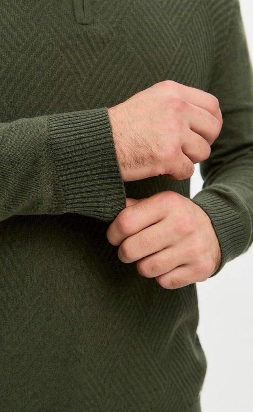 Джемпер F421-1570 khaki - Fine joyce фото 4