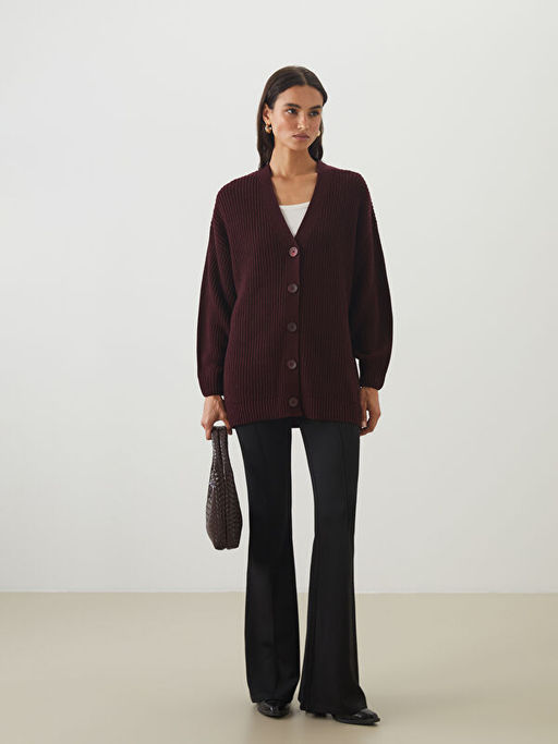 V Yaka Kad?n Triko H?rka