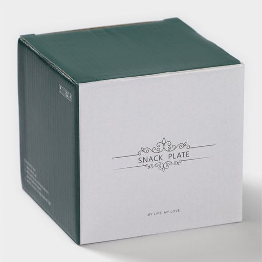 Креманка, d=10 см, с вилкой h=13 см, керамика, бамбук, белая - Simaland фото 6