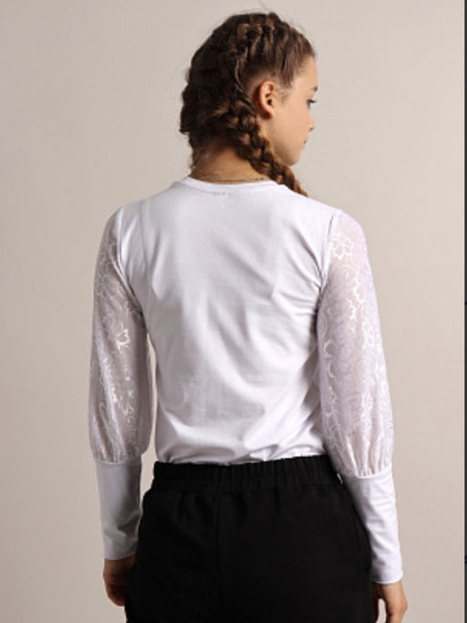 CRB wear/CWJG 63600-20 Джемпер для девочки,белый/Ex.Cherubino  фото 20