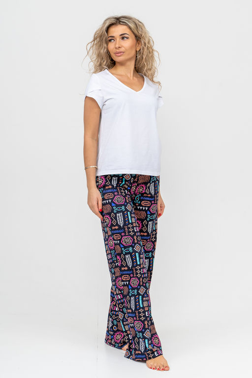 Костюм женский Натали 36691 футболка и брюки хлопок  фото 26