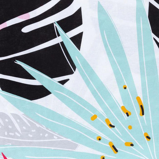 Постельное белье Этель дуэт Сolored tropics 143*215 см - 2 шт, 240*220 см, 70*70 см -2 шт  фото 10