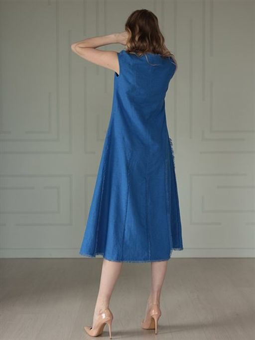 Платье льносодержащая ткань - Волтри фото 2