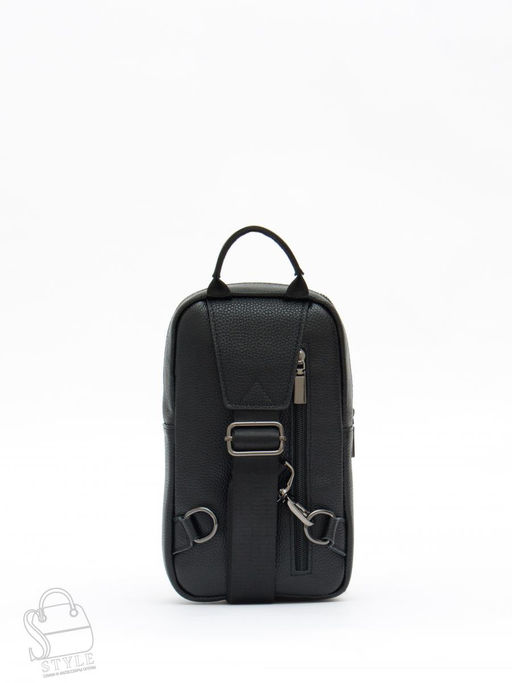 Рюкзак мужской кожаный 1102H black Heanbag в Новосибирске