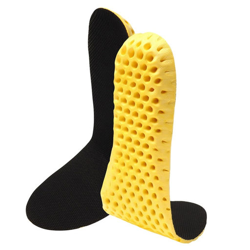 Цена за 2 шт. Стельки для обуви, влаговпитывающие, дышащие, р-р RU 39 (р-р Пр-ля 43), 28 см, пара, чёрный