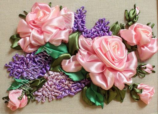 Цена за 5шт.*Лента атласная 1,5 см*25 ярд (SF-1359) фиолетовый №021 - No name фото 2