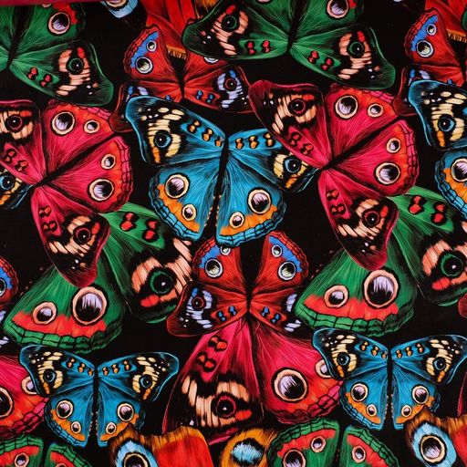 Цена за 10 шт. Бумага упаковочная глянцевая двухсторонняя «Бабочки», 70 х 100 см