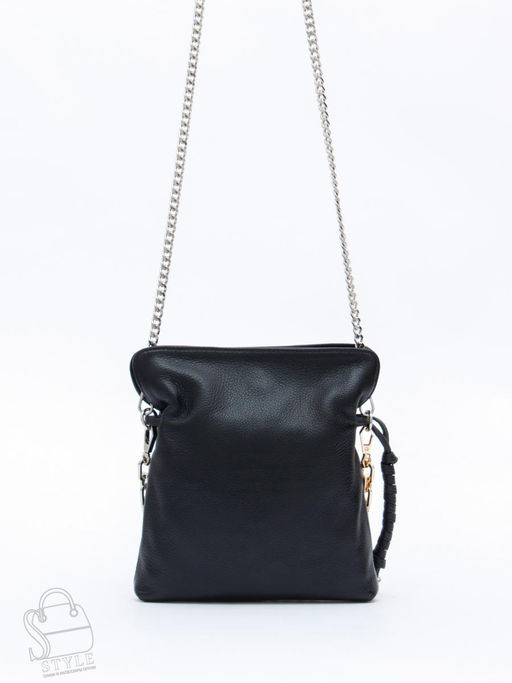 Сумка женская кожаная 6010-2L black Polina&Eiterou