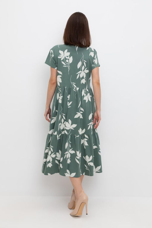 VERY NEAT _ ЕВТ 5019/зеленый мох,магнолия платье жен