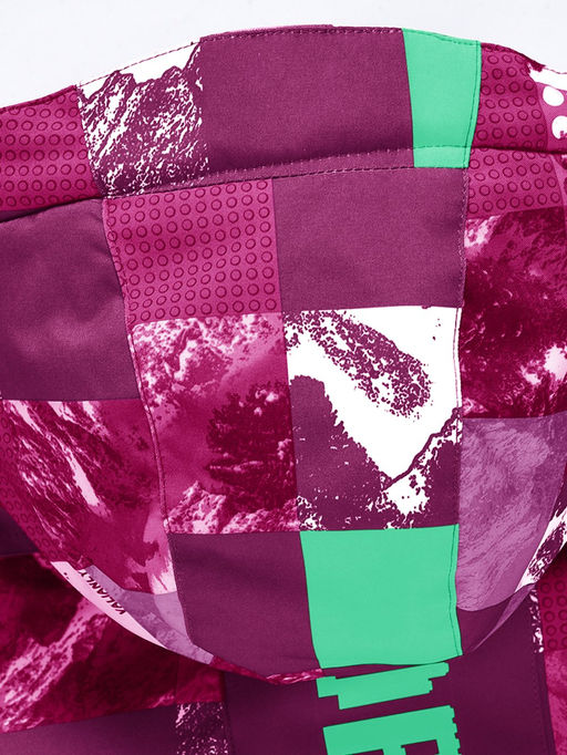 Горнолыжный костюм для девочки малинового цвета 9328M - Valianly фото 22