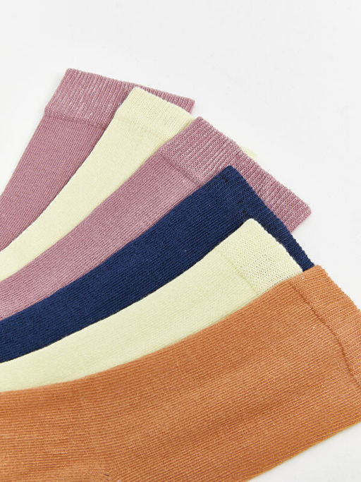 Basic K?z ?ocuk Soket ?orap 3l? - Waikiki фото 3