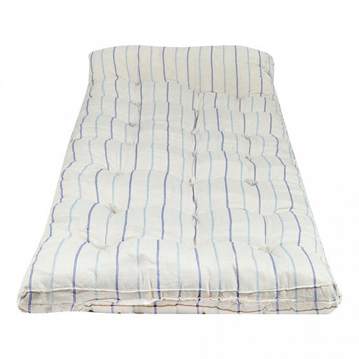 Матрас ватный "Оптима S" Детский-2, 60х140х8см, наполнитель "РВ" (регинирированное волокно, хлопок 30-50%) чехол тик смесовый 170 г/м2 (30% х/б; 70% п/э"), упак. пакет-туба ПВХ 60х35см, 0,067м3/4,3кг, Домашняя мода (Россия)