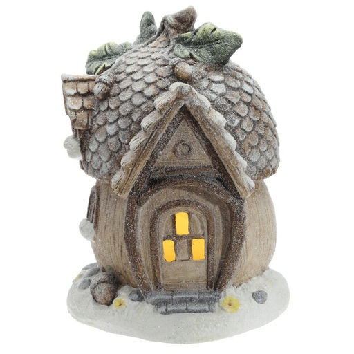 Фигурка декоративная "Домик" с подсветкой (АААх3, н/п), L25 W26 H38 см