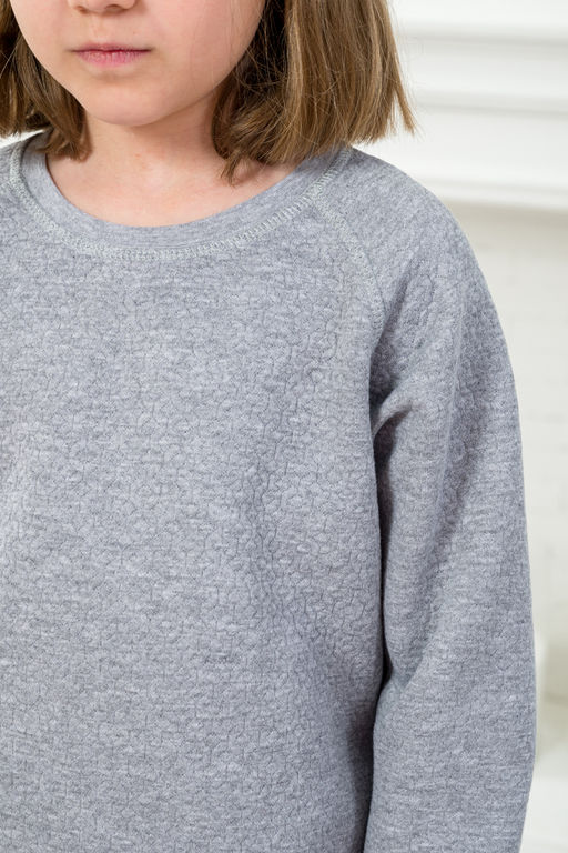 Свитшот детский из капитония серый - Амадэль фото 6