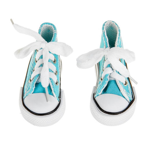 Кеды для кукол, длина подошвы 7,5 см, цвет голубой - Simaland фото 2