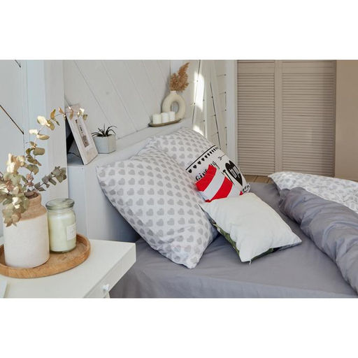 Постельное белье Этель евро My heart 200 *217 см, 240*220 см, 70*70 см -2 шт, бязь фото 21