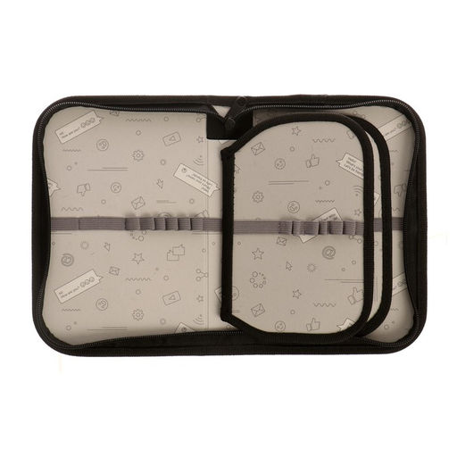 Цена за 3 шт. Пенал школьный, 3 секции, 14×21×4 см «Кеды»