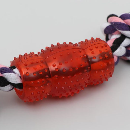 Игрушка тренировочная канатная Леденец, микс цветов - Пижон фото 3