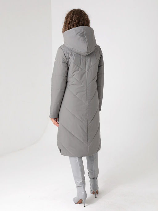 24407 Пальто т.серый - Dizzyway фото 4