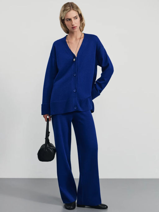 Прямые вязаные брюки из вискозы / Zarina