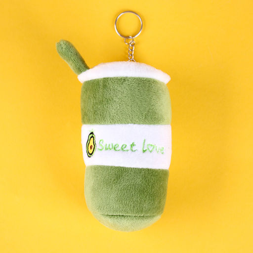 Цена за 4 шт. Мягкая игрушка-брелок «Десерт», с авокадо, 12 см