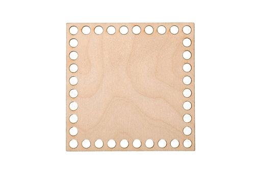 Заготовка для декорирования Mr. Carving БА-10 Панно с перфорацией Квадрат фанера 12 х 12 х 0.4 см