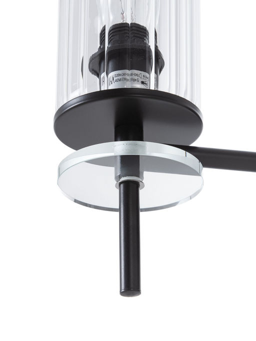 Бра 11014/1w, 1хE14, 40 Вт, чёрный