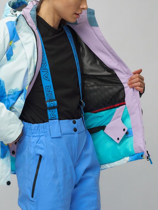 Горнолыжный костюм женский синего цвета 020231S - Chunmai фото 17